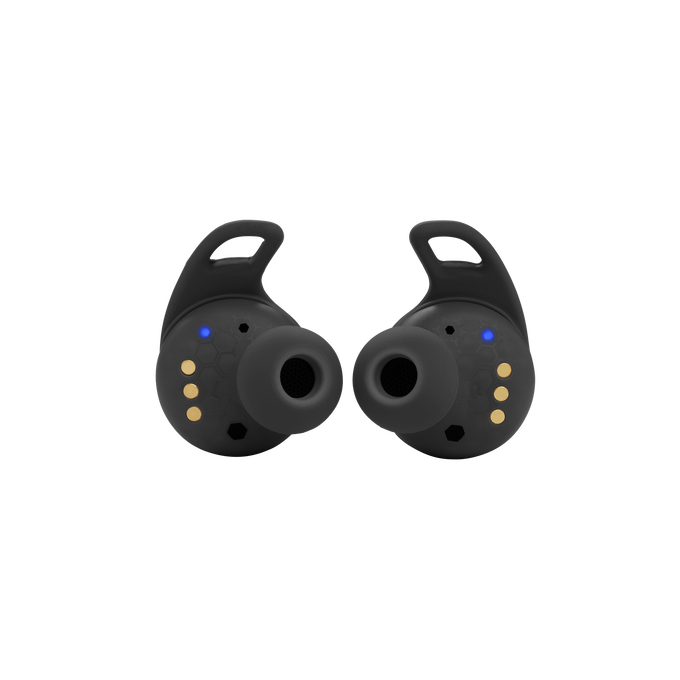 JBL Reflect Flow Pro - Black - Waterproof true wireless Noise Cancelling active sport earbuds - Back image number null
